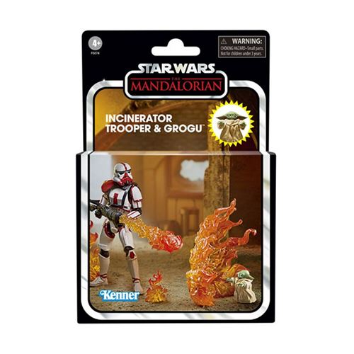 Figurine Vintage Collection - Star Wars - Incinerator Trooper Et Grogu Deluxe