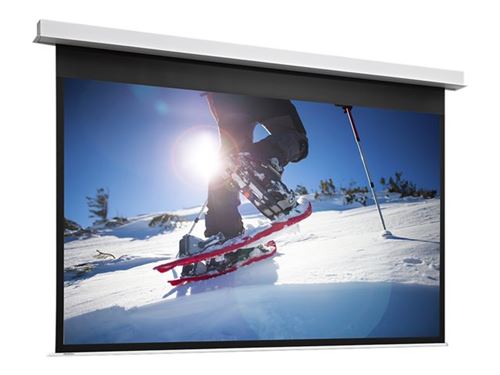 Projecta DescenderPro - Écran de projection - montable sur plafond - motorisé - 107 (272 cm) - 16:10 - Matte White