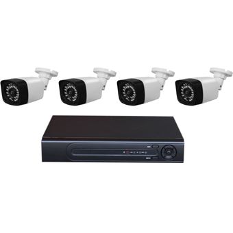 semac kit enregistreurs 4 caméras vidéo surveillance 1to - 1