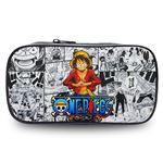 Portefeuille Officiel One Piece - Fermeture Velcro, 6 Poches, Dimensions 13x8.5/24 Cm, Cadeau Enfant/ado