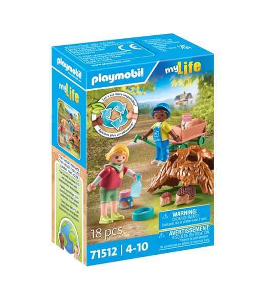 Playmobil My Life Aventure d'Hiver avec Hérissons 71512 - vue 4