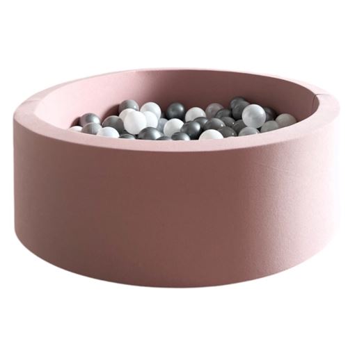 Piscine à balles 90 cm rose poudré + 200 balles