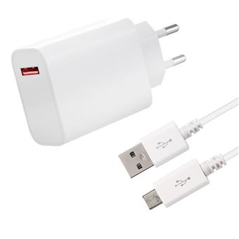 Chargeur USB Rapide Huawei HW-059200EHQ - Bulk - Blanc