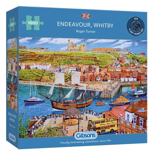 Puzzle 1000 pièces ENDEAVOUR HC GIBSONS Carton Multicolore