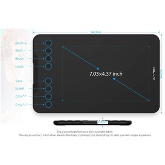 Tablette Graphique Deco Mini 7 XP-Pen