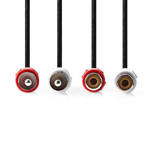Non Communiqué Câble Audio Stéréo Nedis Cagl24205bk20 2.00 M