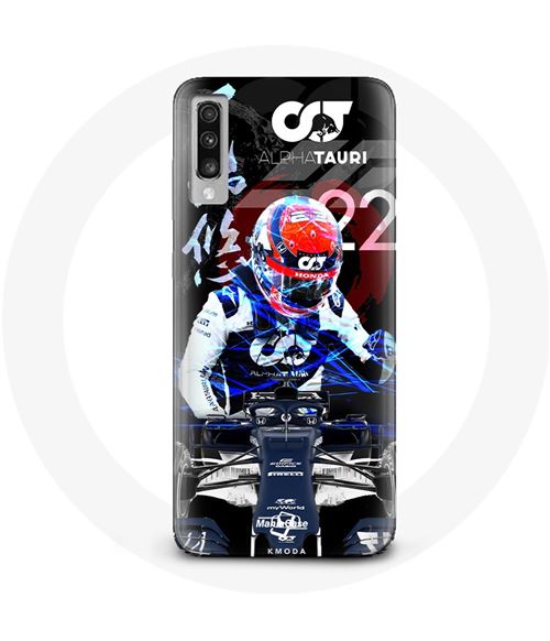 Coque pour Samsung Galaxy A70 Formule 1 Yuki Tsunoda pilote automobile japonais de F1 Maniacase