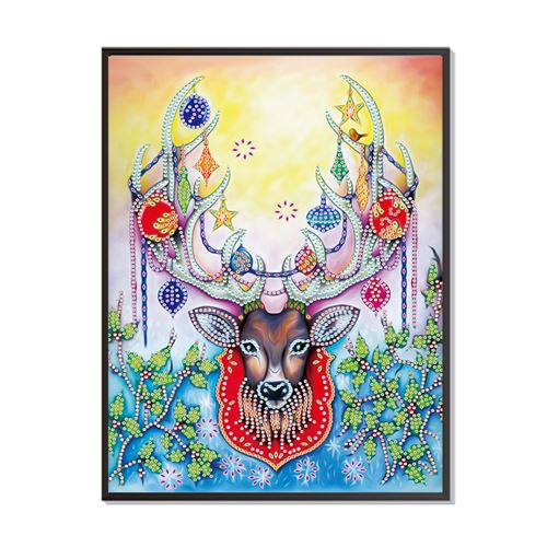 Peinture au diamant DIY 5D ZY649 - Elan de Noël (30x40CM)