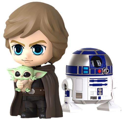 Figurine Hot Toys COSB866 - Star Wars : The Mandalorian - Luke Skywalker & R2D2 & The Child