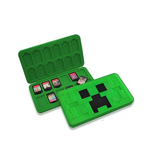 Étui de Rangement VORMOR pour Jeux Nintendo Switch Peut Contenir 24 Cartes de Jeu - Minecraft