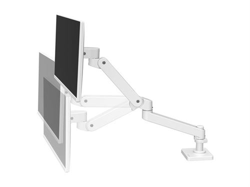 Ergotron Lx Pro - Kit De Montage (Bras Pour Moniteur) - Pour Écran Lcd - Aluminium - Blanc - Taille D'Écran : Jusqu'À 34 Pouces - Montrable Sur Bureau