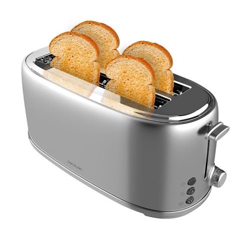 Grille-pain vertical Toast&Taste 1600 Retro Double Inox Cecotec