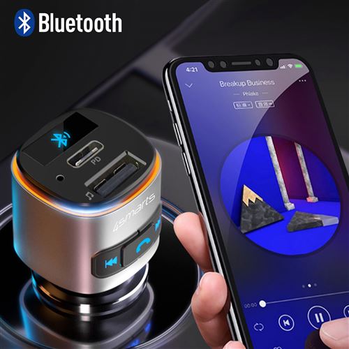Transmetteur FM Bluetooth Media&Assist 2 avec entrée multimédia, fonction  mains libres, chargeur de voiture - Transmetteur audio - Achat & prix