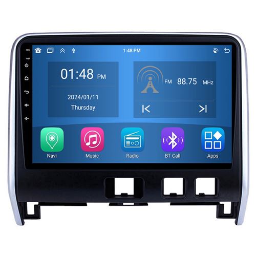 Autoradio RoverOne® Bluetooth CarPlay Android Auto Navigation 4Go RAM 64Go ROM pour Nissan Serena 5 V C27 2016-2021