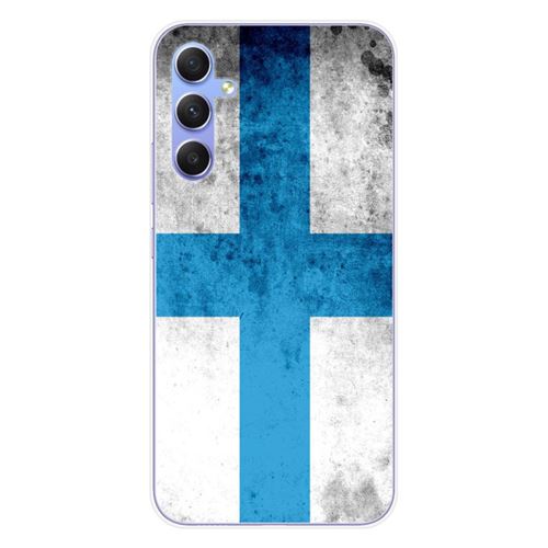 Coque en silicone imprimée compatible Samsung Galaxy A34 5G Drapeau Marseille
