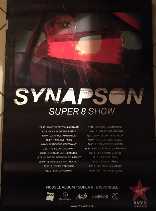 SYNAPSON - Super 8 Show - AFFICHE