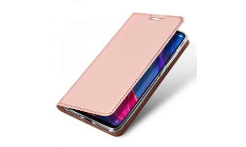 Etui folio Xiaomi Mi8 rose avec rabat latéral et fonction stand