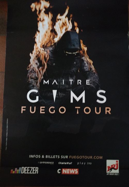 Acheter MAITRE GIMS - Fuego Tour - AFFICHE État correct - 14,99 € MAITRE GIMS - Fuego Tour - AFFICHE État correct - N/A reconditionné disponible sur Fnac