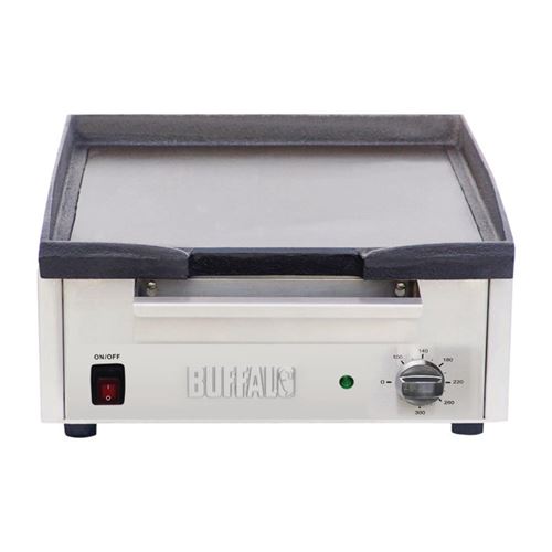 Plancha Electrique Professionnelle de Comptoir 2 Zones 2,8 kW Buffalo