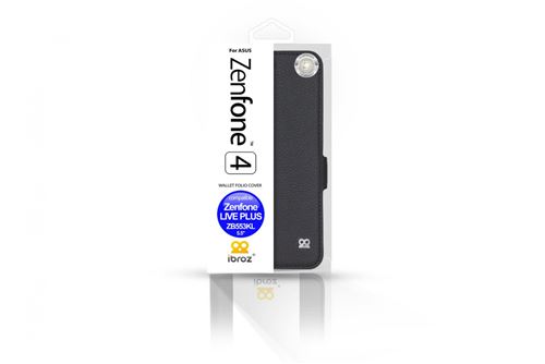Etui folio cover noir ibroz pour asus zenfone 4 live plus zb553kl