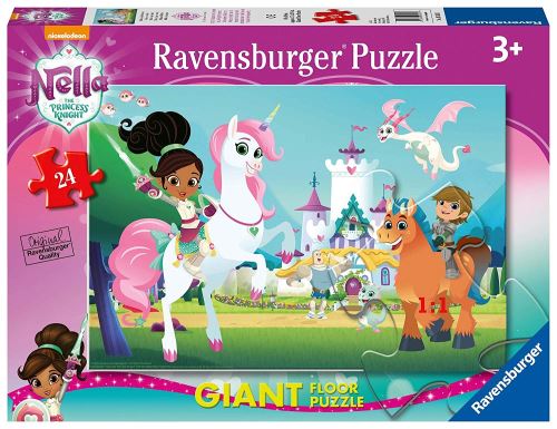 Ravensburger Puzzle géant Nella Le Chevalier de la Princesse 24 pièces