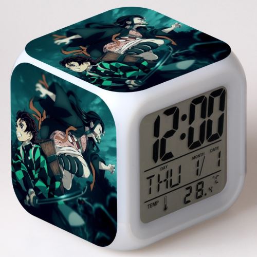Stack Multicolore Réveil Enfant Led Multifonctionnel Coloré - Demon Slayer: Kimetsu No Yaiba #6 - Image 1