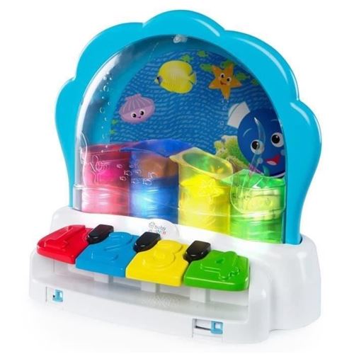 Baby Einstein La Palourde Musicale Pop + Glow Piano- Bleu