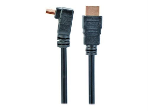 Gembird - HDMI-kabel - HDMI male naar HDMI male - 1.8 m - zwart - 90° connector