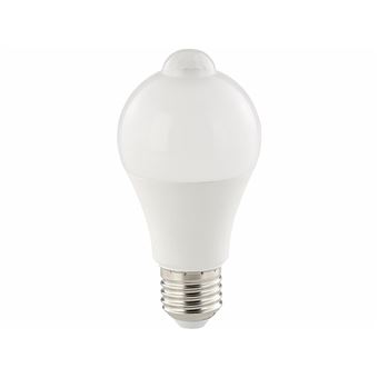 Ampoule LED 12 W / E27 / 1055 lm avec détecteur de mouvement - Blanc chaud  - PEARL
