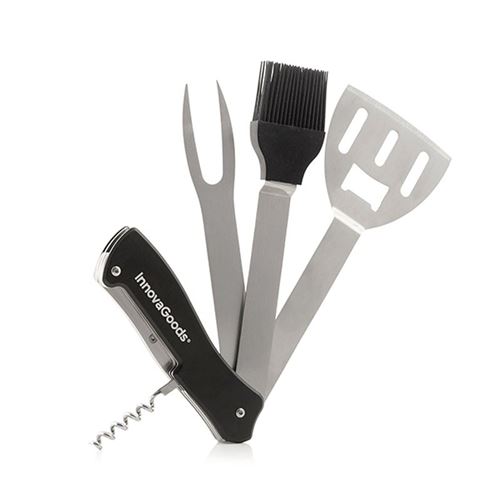 SHOP-STORY - BBKIT : Ensemble d'Ustensiles 5 en 1 pour Barbecue