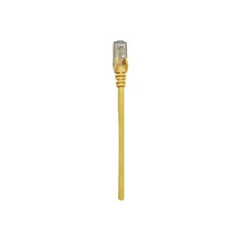 Intellinet Network Patch Cable, Cat6, 10m, Yellow, CCA, U/UTP, PVC, RJ45, Gold Plated Contacts, Snagless, Booted, Lifetime Warranty, Polybag - Verbindingskabel - RJ-45 (M) naar RJ-45 (M) - 10 m - UTP - CAT 6 - gevormd, zonder haken - geel - 1