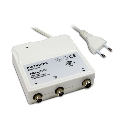 Amplificateur d'antenne TV d'intérieur METRONIC 432176