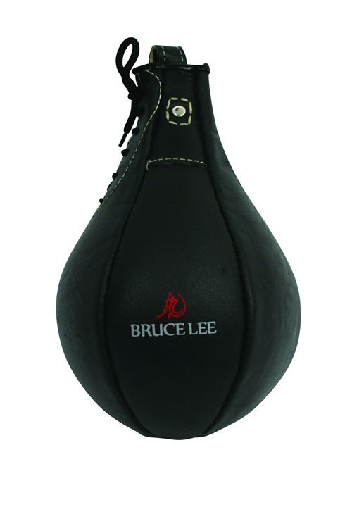Bruce Lee speedball 17 cm cuir noir