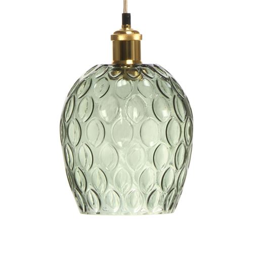Paris Prix Vert Lampe Suspension Déco "Corona" 27Cm