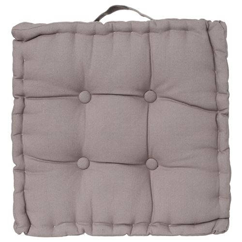 Coussin de sol - 40 x 40 cm Gris