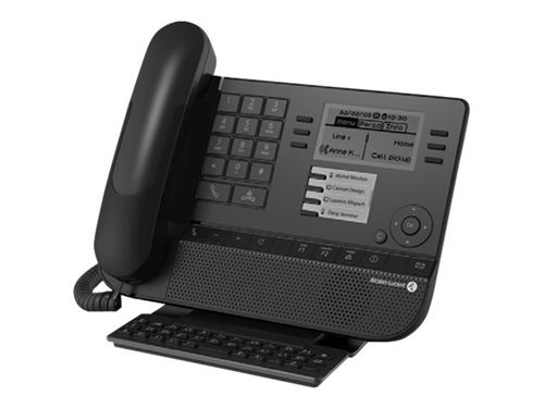 Alcatel-Lucent Premium DeskPhones 8029 - Téléphone numérique - noir