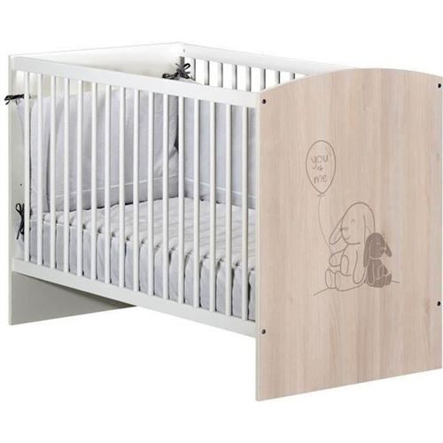 BABYPRICE Lit Bebe Lapinou 120x60 cm 3 positions