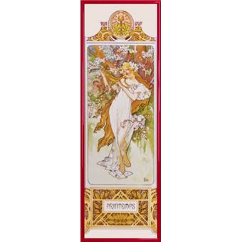 Reproduction Toile D'Art "Les Saisons" Par Alphonse Mucha (1896) - Style Art Nouveau - Femmes & Fleurs