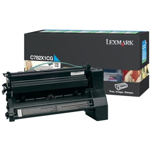 Lexmark - extra hoog rendement - cyaan - origineel - tonercartridge - LCCP, LRP