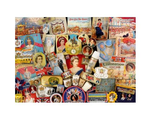 GIBSONS Puzzle 1000 Pi&egrave;ces : Jubil&eacute; de diamant de la reine Elisabeth II,  