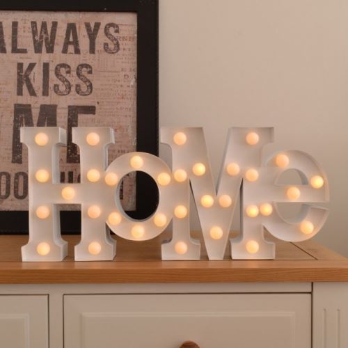 Lampe design 'home' blanche - blanc