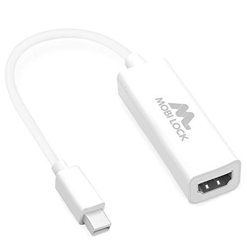 Câble Adaptateur Mini DisplayPort vers HDMI Compatible avec MacBook Pro / MacBook Air / iMac / Mini DisplayPort, Supporte lAu