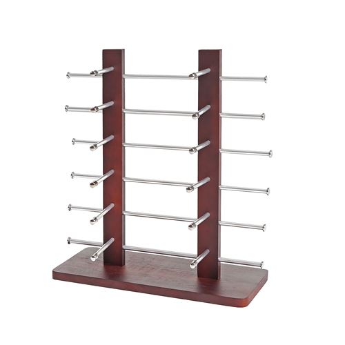 Porte-lunette Vendee pour 12 paires de lunettes 42x39cm marron