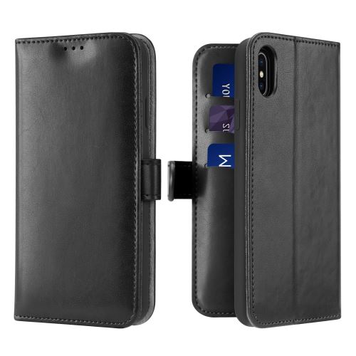 Etui en PU noir pour votre Apple iPhone XS Max 6.5 pouces