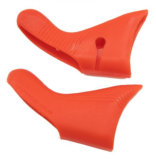 Campagnolo caoutchoucs de poignée de frein Ergopower2009-2014 rouge