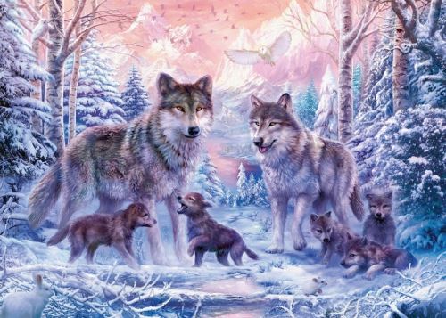 Puzzle Adulte : Les Loups Arctiques - 1000 Pieces - Animaux - Ravensburger