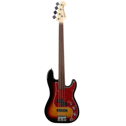 Fazley FPB110SB Sunburst basse électrique fretless