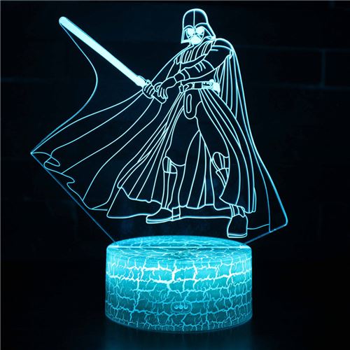 Stack Lampe 3D Tactile Veilleuses Enfant 7 Couleurs Avec Telecommande - Style #190