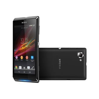 Sony XPERIA L - 3G smartphone - RAM 1 Go / 8 Go - microSD slot - 4.3" - 480 x 854 pixels - rear camera 8 MP - noir