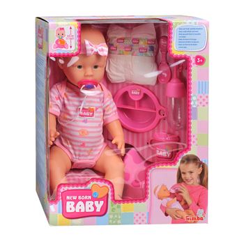 Poupon Simba New Born Baby Rose 43 cm Poupon Achat prix fnac